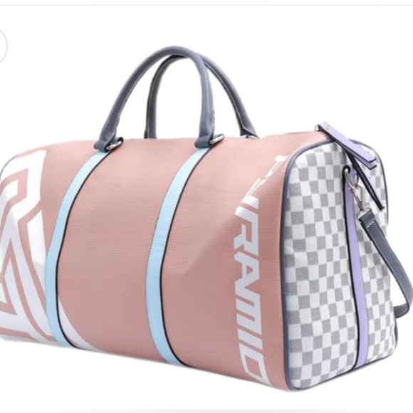 Black Pyramid Lux 2.0 Duffel Pink/White Blue Bag